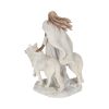 Anne Stokes Winter Guardians Wolf Companion Figurine
