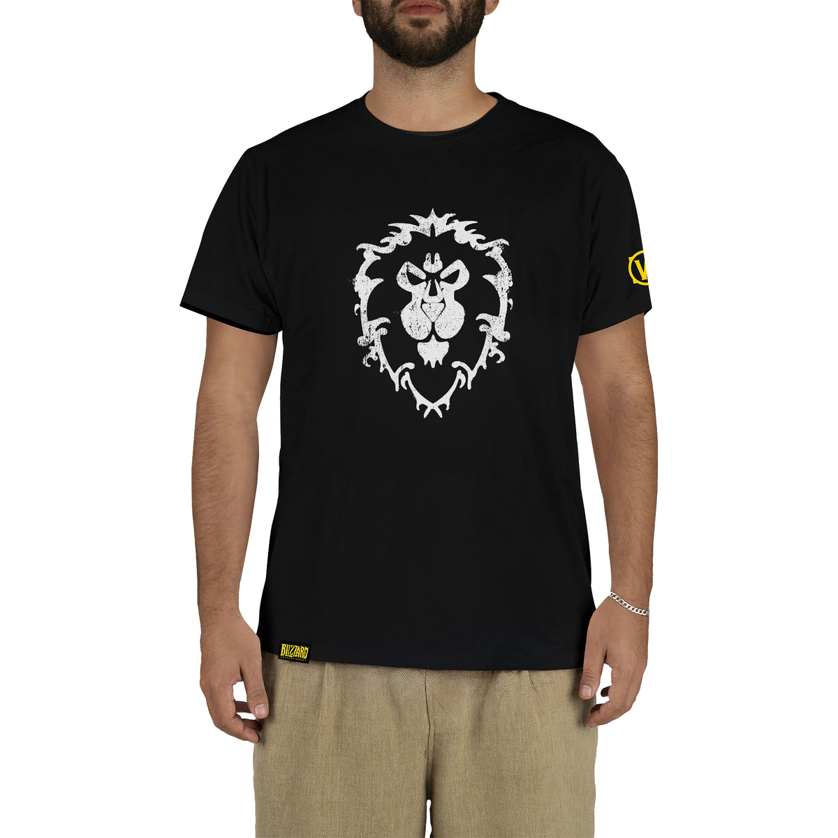World of Warcraft Alliance Classic t-shirt, color: black, size: L
