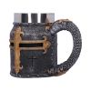 Crusader Medieval Knight Chainmail Tankard Historical Helmet Mug