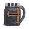 Crusader Medieval Knight Chainmail Tankard Historical Helmet Mug