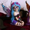 Azula Figurine Sugar Skull Fairy Ornament