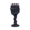Black Chinese Dragon Coil Goblet Wine Glass