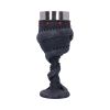 Black Chinese Dragon Coil Goblet Wine Glass