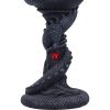 Black Chinese Dragon Coil Goblet Wine Glass