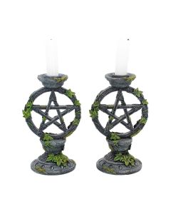 Ivy Covered Wiccan Pentagram Tarot Trinket Box
