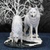 Warriors of Winter Wolf Figurine by Lisa Parker Snowy Wolf Ornament