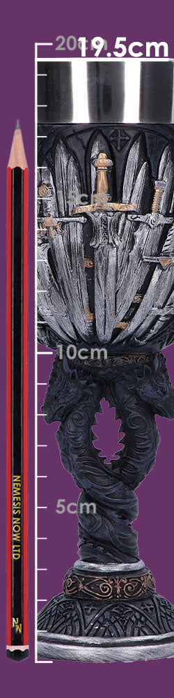 Nemesis Now Medieval Sword Dragon Wine Goblet