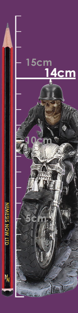 Hell on the Highway Skeleton Motorbike Ornament Figurine by James Ryman