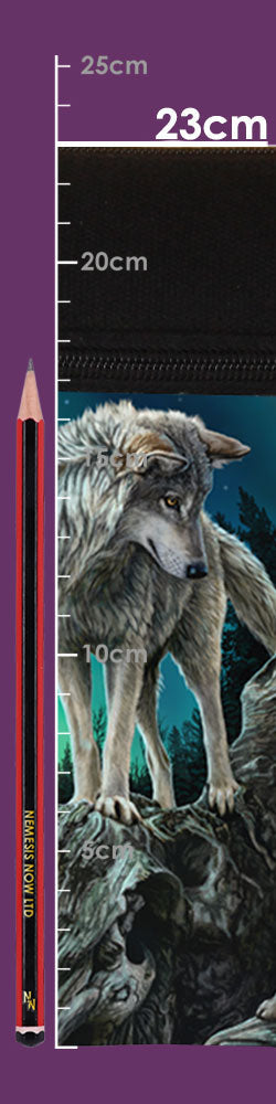 Small Guidance Wolf and Pup Shoulder Bag by Lisa Parker