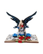 Three Wise White Bunny Figurines