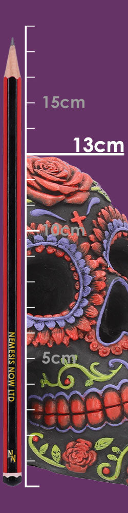 Sugar Blooms Skull Ornament 18cm