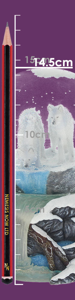 Lisa Parker Warriors of Winter Wolf Snowglobe