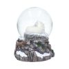 Lisa Parker Guardian of the North Wolf Snowglobe