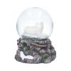 Lisa Parker Guardian of the North Wolf Snowglobe
