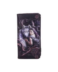 Anne Stokes Winter Guardians Wolf Embossed Purse