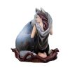 Soul Bond by Anne Stokes hand-painted wolf and woman resin figurine