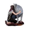 Soul Bond by Anne Stokes hand-painted wolf and woman resin figurine