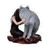 Soul Bond by Anne Stokes hand-painted wolf and woman resin figurine