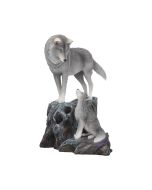 Guardian of the North Wolf Figurine by Lisa Parker Snowy Wolf Ornament