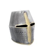 Silver knight Sir Defendalot figurine