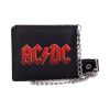 AC/DC Logo Leather Lightning Chained Wallet Purse