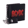 AC/DC Logo Leather Lightning Chained Wallet Purse