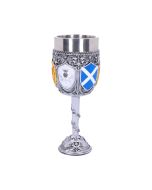 Medieval Knight Gauntlet Wine Goblet Hand Painted