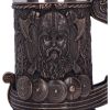 Bronze Drakkar Dragon Boat Viking Tankard