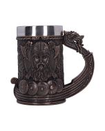 Bronze Odins Messengers Norse God Bust
