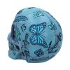 Aqua Blue Traditional, Tribal Tattoo Fund Skull