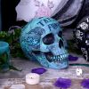 Aqua Blue Traditional, Tribal Tattoo Fund Skull