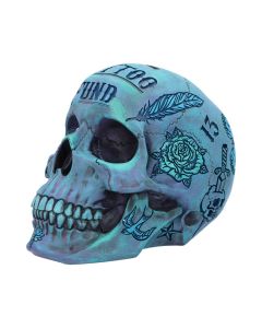 Pink Traditional Tribal Tattoo Fund Skull Money Box