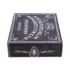 Black and White Spirit Board and Planchette Jewellery Storage Box with Mirror