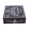 Black and White Spirit Board and Planchette Jewellery Storage Box with Mirror