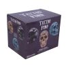 Pink Traditional Tribal Tattoo Fund Skull Money Box