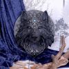 Dark Gothic Magical Wolf Moon Wall Hanging Plaque