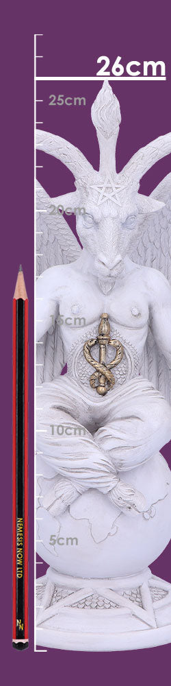 Dark Lord 26cm White Baphomet Figurine