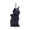 Malpuss Black Bat Cat Hanging Decorative Ornament 9.2cm