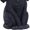 Malpuss Black Bat Cat Hanging Decorative Ornament 9.2cm