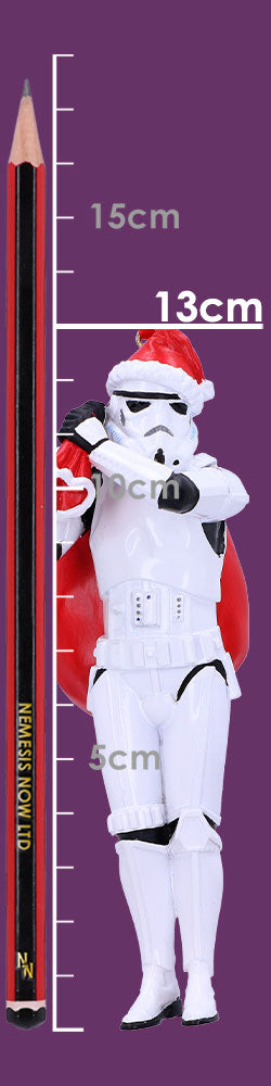 Officially Licensed Stormtrooper Santa Sack Hanging Ornament 13cm