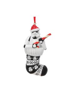 Officially Licensed Stormtrooper Candy Cane Hanging Ornament 12cm