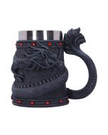 Blue Dragon Protector Metallic Dragon Ornament