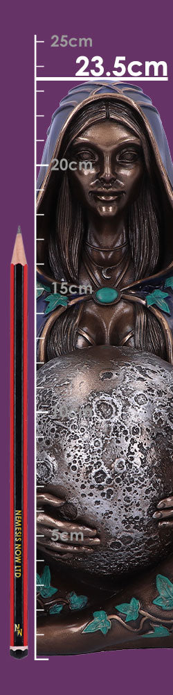 Triple Moon Goddess Bronze Statue 36cm