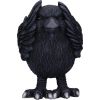 Three Wise Ravens Figurines 8.7cm