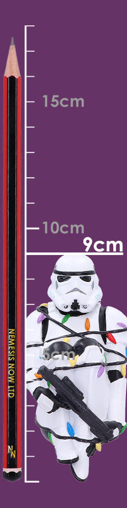 Stormtrooper In Fairy Lights Decorative Hanging Ornament 9cm