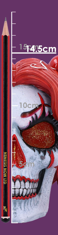 Drop Dead Gorgeous - Cackle and Chaos Clown Doll Skull