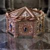 Gold Detailed Pandora's Trinket Box