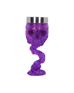 Soul Spirit Clear Blue Skull Goblet