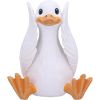 Three Wise Goofy Geese Figurines in See no, Hear no, Speak no evil poses