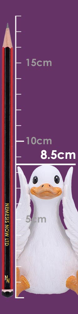 Three Wise Goofy Geese Figurines in See no, Hear no, Speak no evil poses